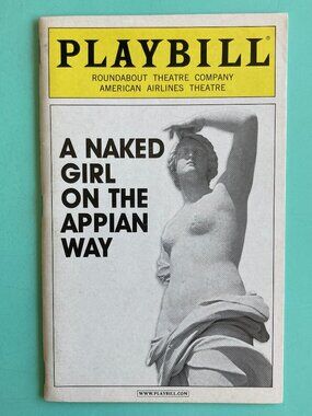 Playbill A Naked Girl on the Appian Way Jill Clayburgh Matthew Morrison OCT 2005
